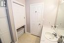 The closet has  shut off & plugs for washer/dryer