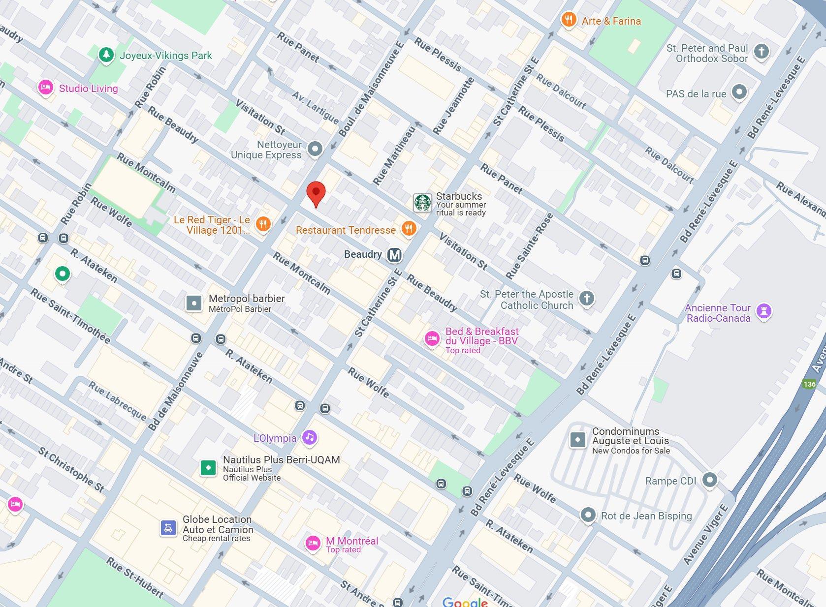 









1507


Rue Beaudry

, 103,
Montréal (Ville-Marie),




QC
H2L3E3

