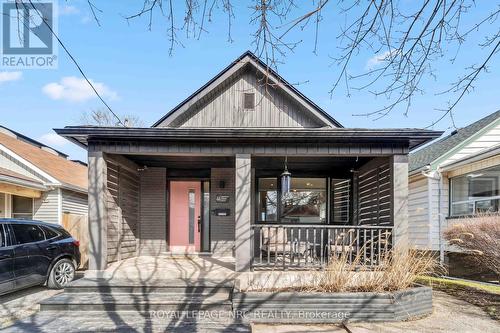 Covered front porch.