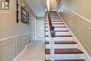 Hallway to kitchen and stairs to sleeping area