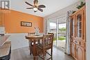 Eating area-sliding doors to deck