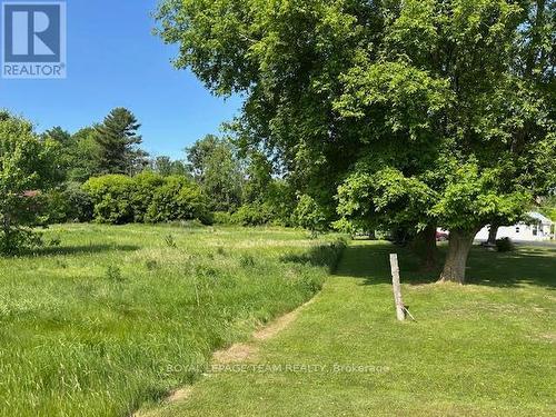 Right Hand side of lot. Marker in mowed area.
