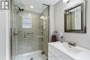Shower in lower bathroom