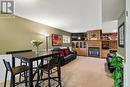 Family room w/gas fireplace & built-ins
