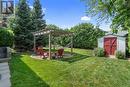 Gorgeous backyard with shed