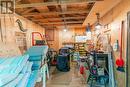 Inside shed