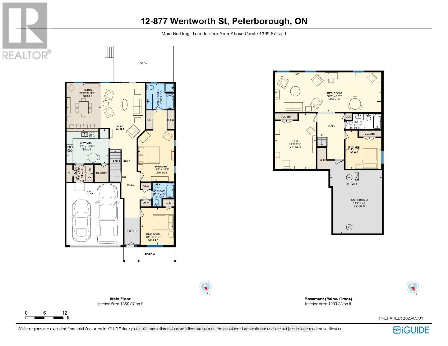 












12 - 877 WENTWORTH STREET

,
Peterborough West (Central),




Ontario
K9J8R7

