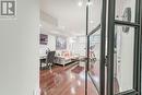 Glass door to Family