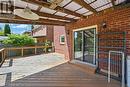 Oversized, Partially Covered Tiered Deck