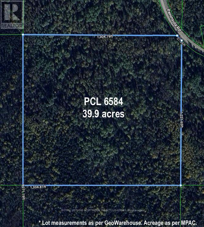 












PCL 6582 - 6586 CODY TWP

,
Timmins (TM - Outside East),







Ontario
P0N1C0


