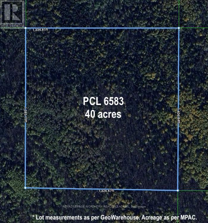 












PCL 6582 - 6586 CODY TWP

,
Timmins (TM - Outside East),







Ontario
P0N1C0

