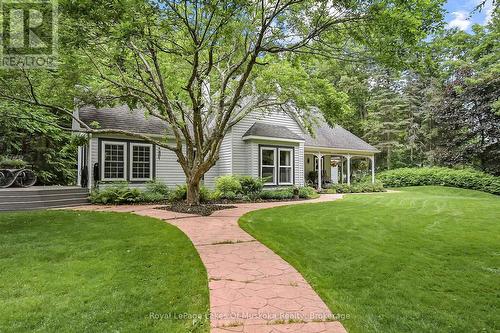 beautifully landscaped private yard