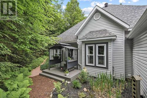 covered BBQ area off the kitchen