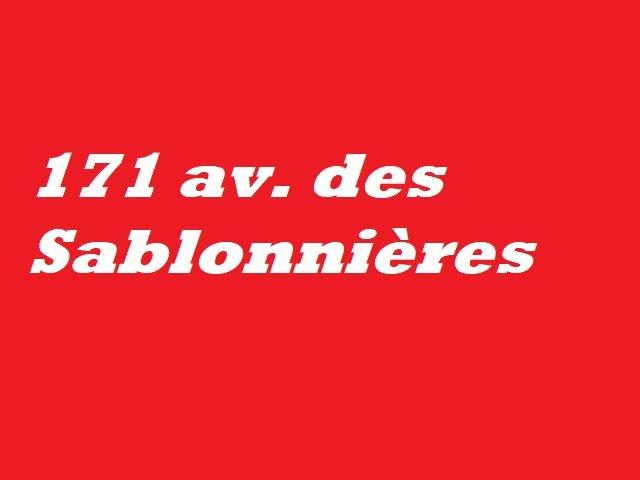 









169

 - 171


Av. des Sablonnières

,
Québec (Beauport),




QC
G1B1C2

