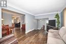 Living room into dining room