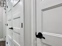 Crisp, modern door systems and black hardware.
