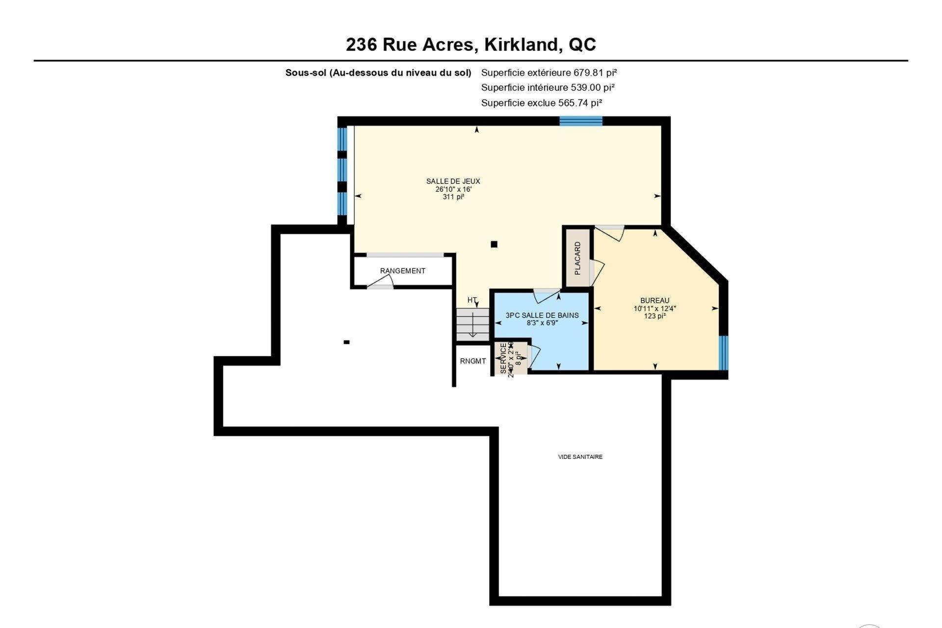 









236


Rue Acres

,
Kirkland,




QC
H9H4R2

