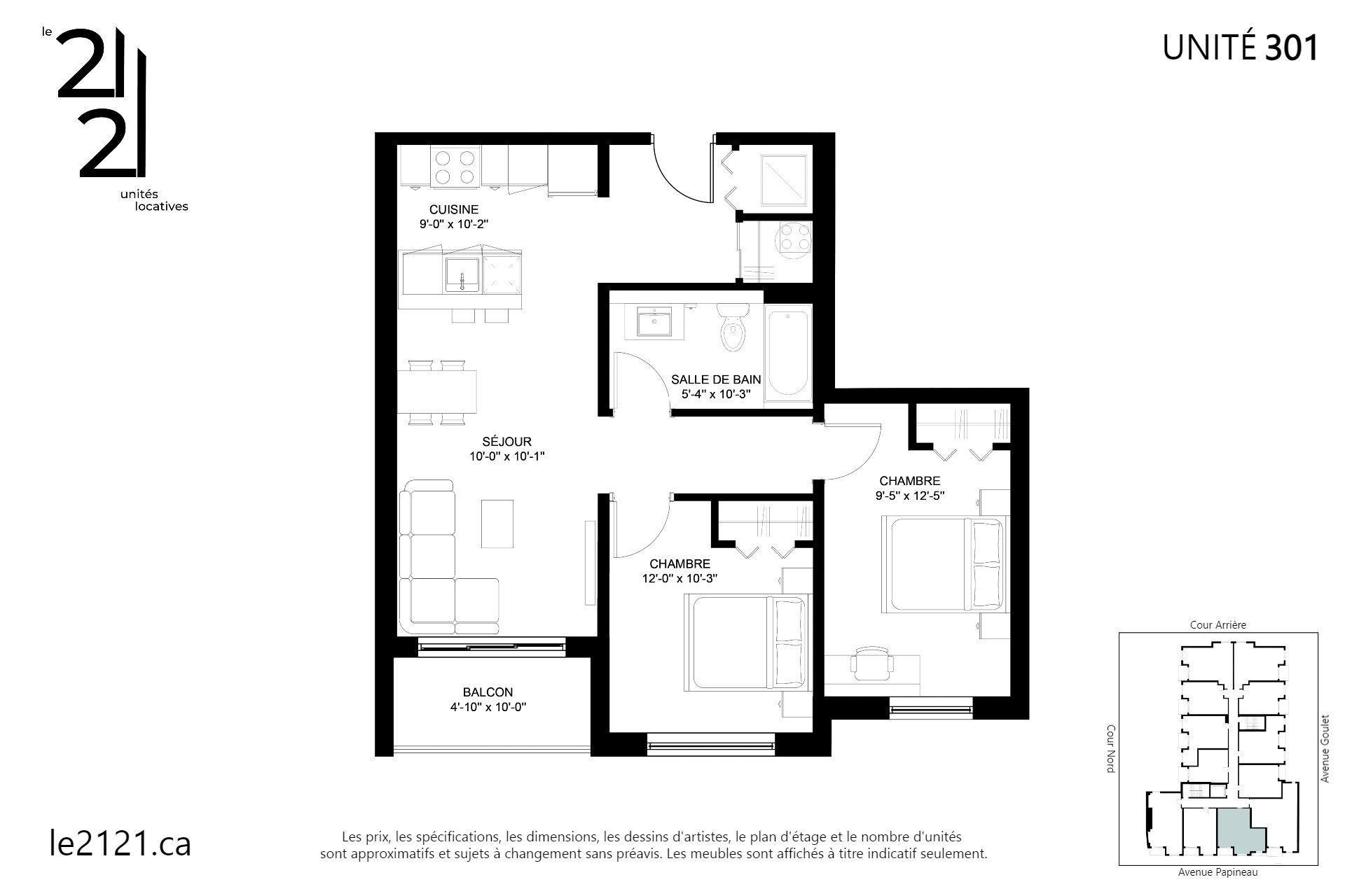 









2121


Av. Papineau

, 301,
Montréal (Ville-Marie),




QC
H2K4J5


