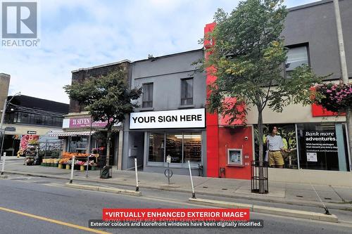 Virtually enhanced exterior image