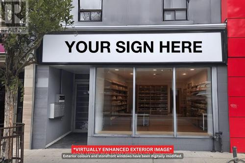 Virtually enhanced exterior image