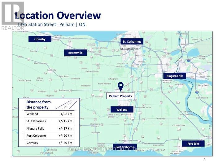 












1395 STATION STREET

,
Pelham (Fonthill),







Ontario
L0S1E3

