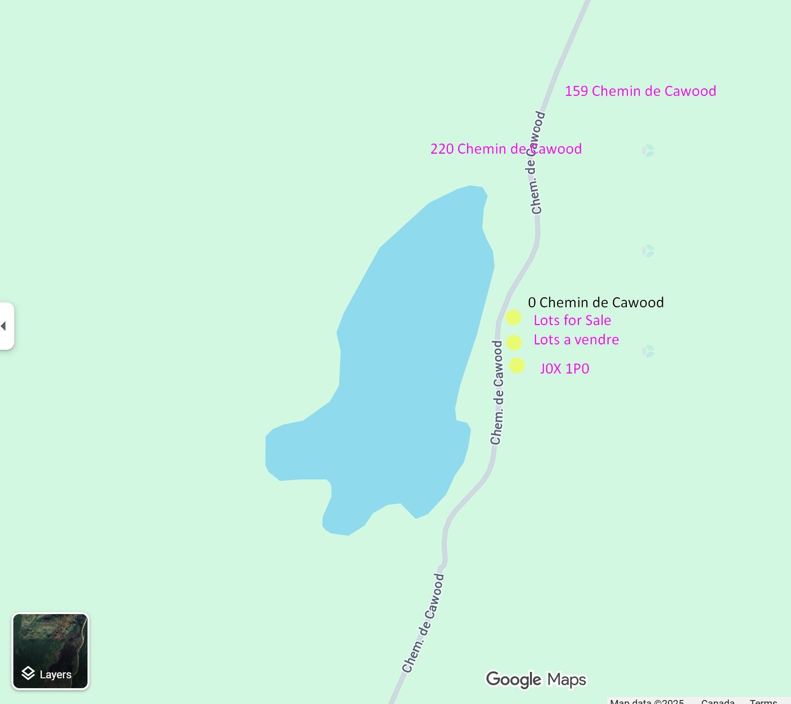 












Ch. de Cawood

,
Alleyn-et-Cawood,







QC
J0X1P0

