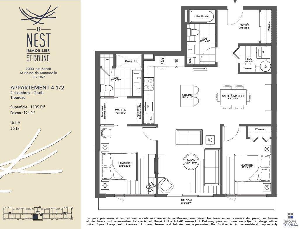 









2000


Rue Benoit

, 315,
Saint-Bruno-de-Montarville,




QC
J3V6N5

