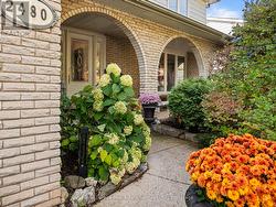 Widing walkway to Front Porch