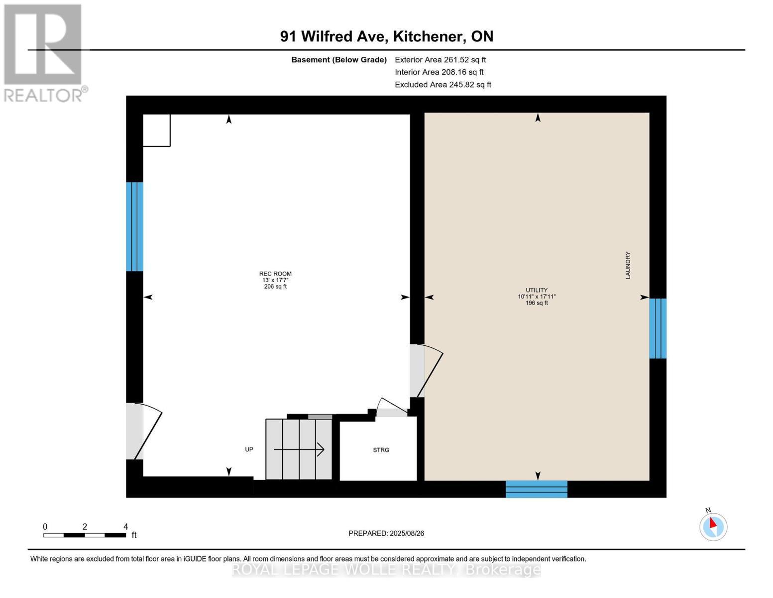 












91 WILFRED AVENUE

,
Kitchener,




Ontario
N2A1W9

