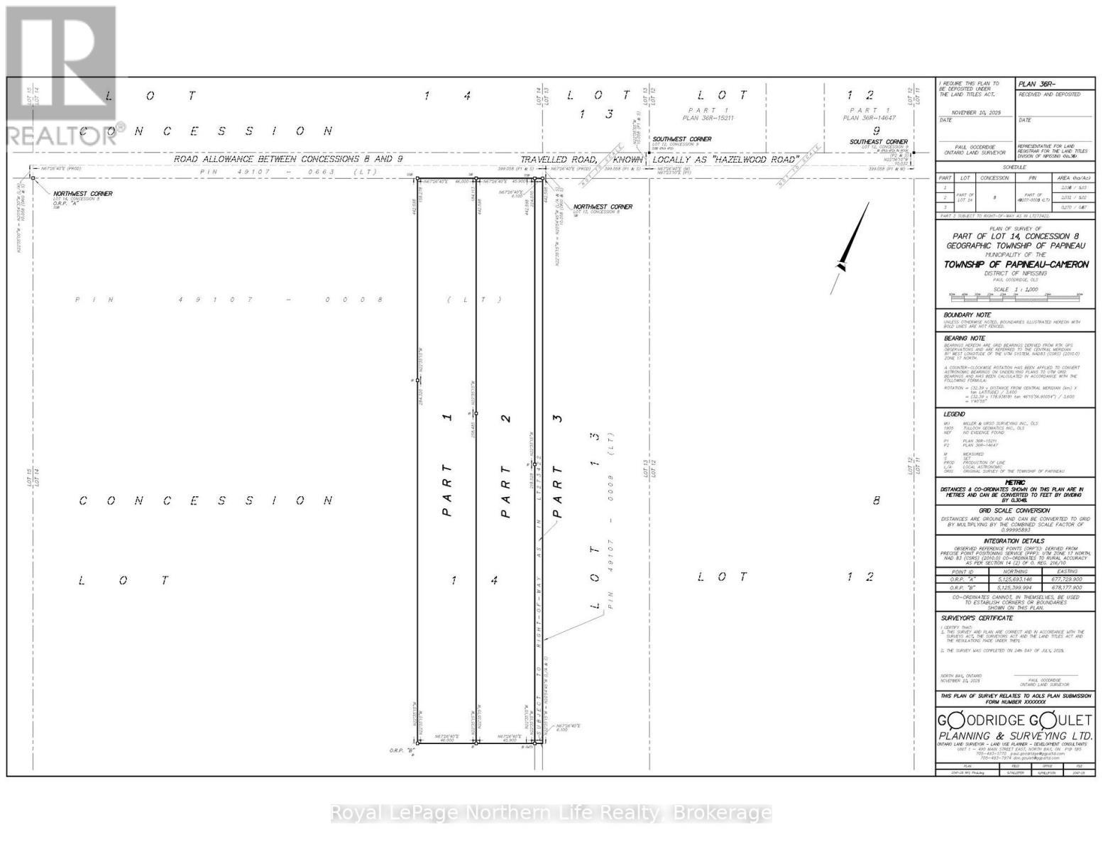 












LT 14  PART 1 HAZELWOOD ROAD

,
Papineau-Cameron (Papineau Cameron),







Ontario
P0H1V0

