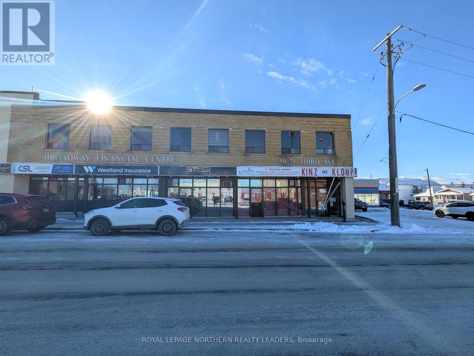 












UNIT 1K - 59-71 THIRD AVENUE

,
Timmins (TS - SE),




Ontario
P4N1C2

