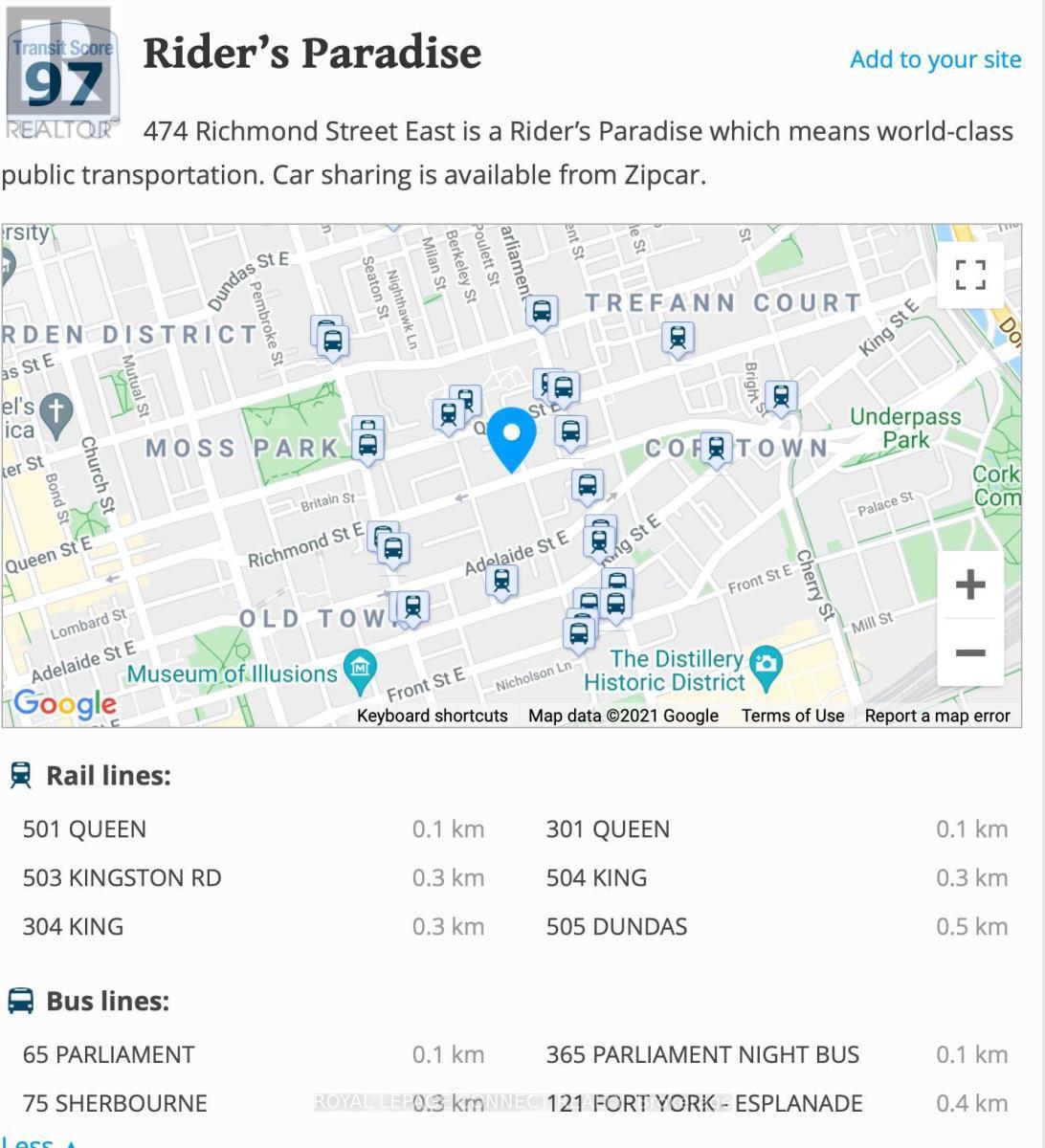 












3 - 474 RICHMOND STREET E

,
Toronto,




Ontario
M5A1R2

