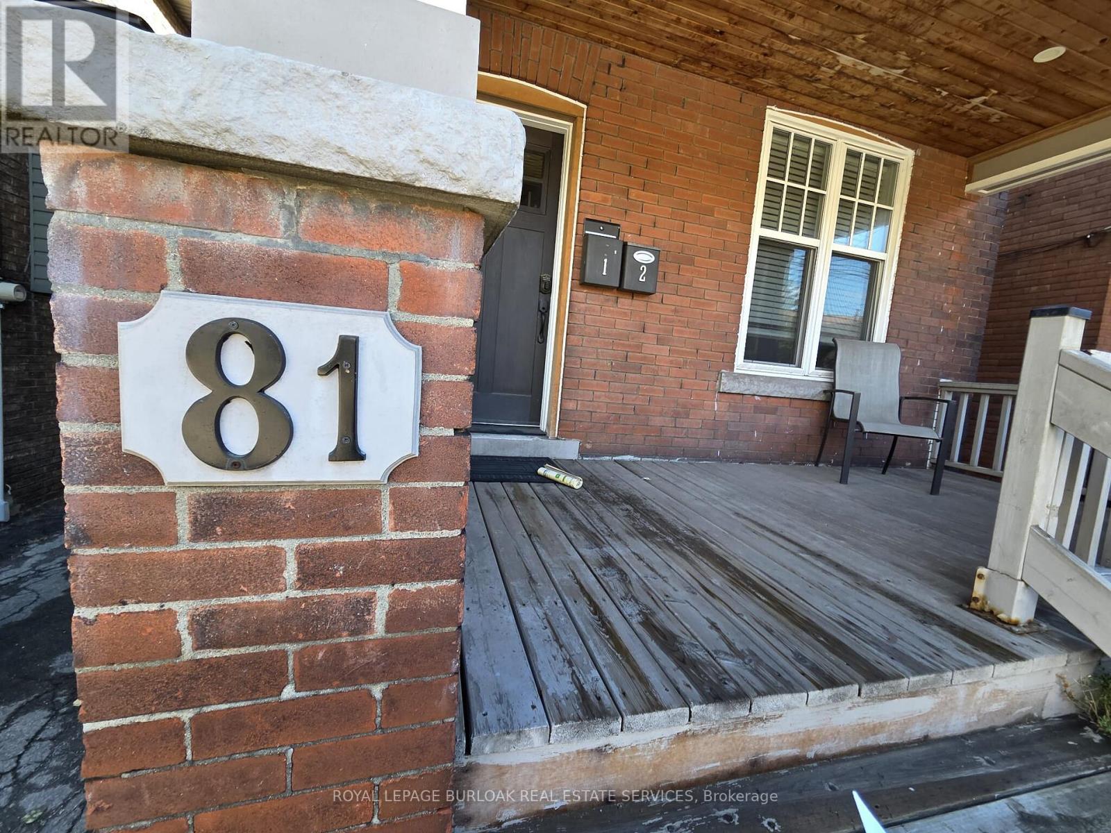 












1 - 81 GAGE AVENUE S

,
Hamilton,




Ontario
L8M3C8

