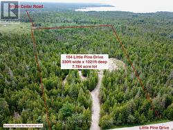 7.78 acre lot fronting on two Municipal Roads.