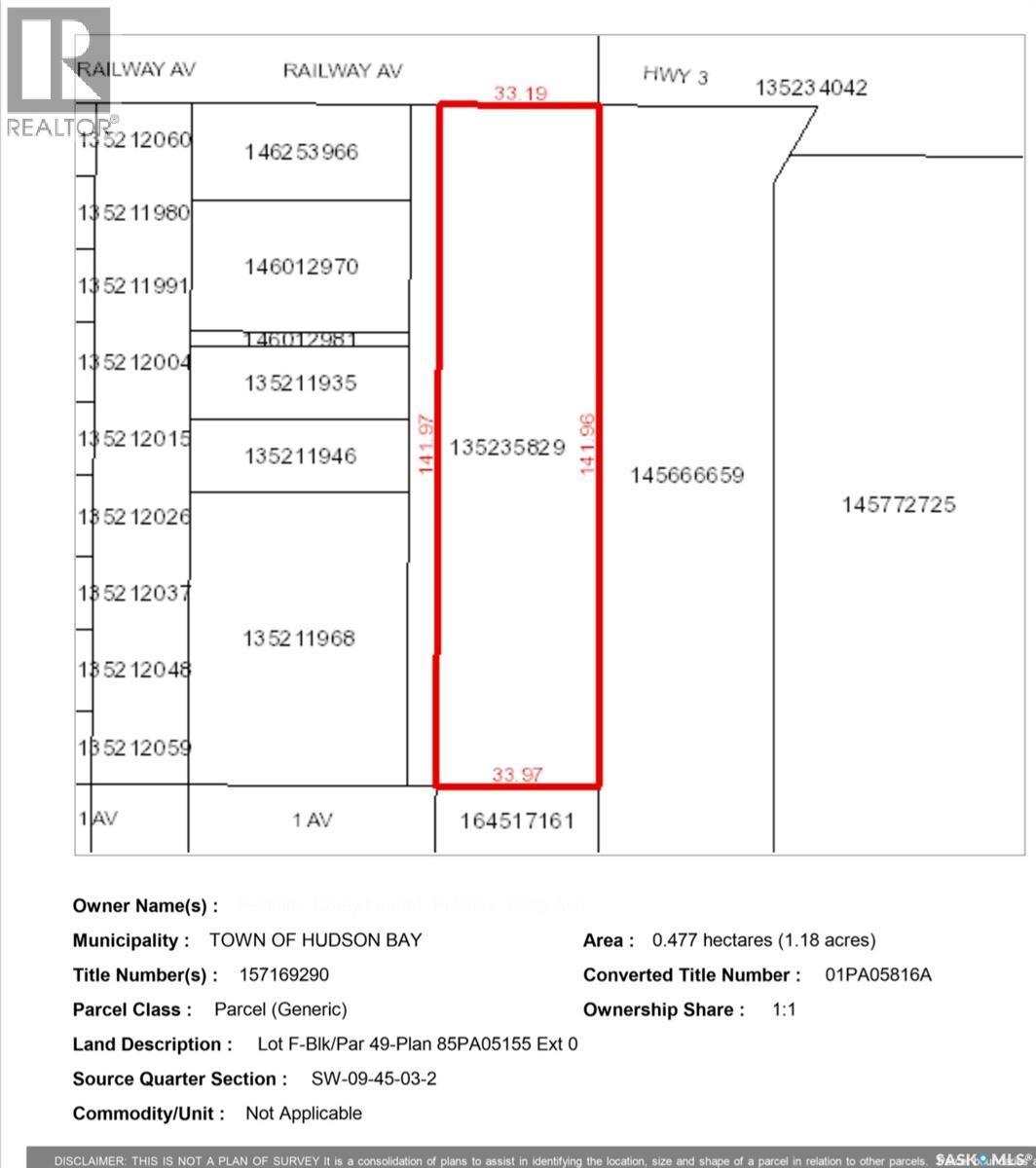 












F Railway AVENUE

,
Hudson Bay,







Saskatchewan
S0E0Y0

