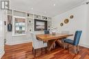 Dining Room Features Stunning Custom Cabinetry