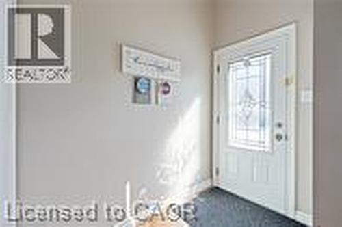 Entrance foyer with baseboards