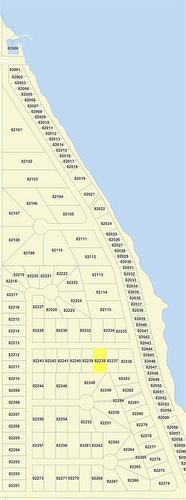 showing lot  location in development