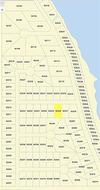 showing lot  location in development