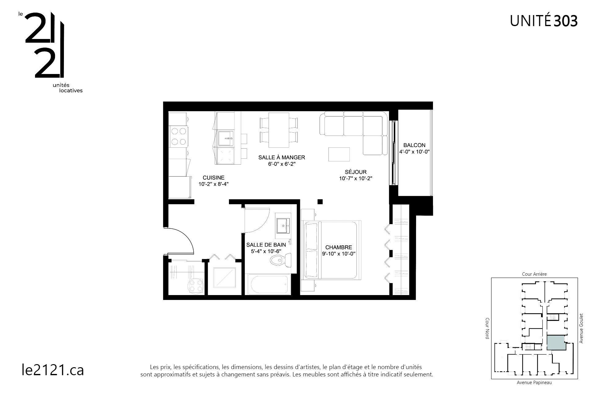 









2121


Av. Papineau

, 303,
Montréal (Ville-Marie),




QC
H2K4J5

