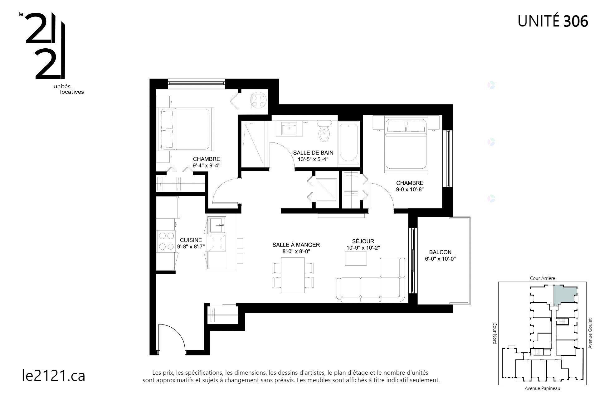 









2121


Av. Papineau

, 306,
Montréal (Ville-Marie),




QC
H2K0E6

