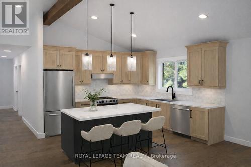 Rendering of the kitchen