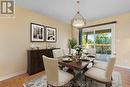 Virtually staged dining room
