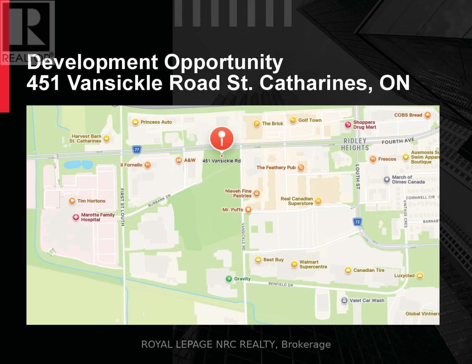 












451 VANSICKLE ROAD

,
St. Catharines (Ridley),







Ontario
L2S4C2

