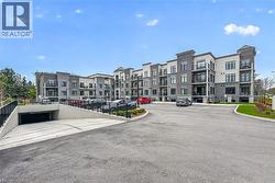 Underground parking entrance