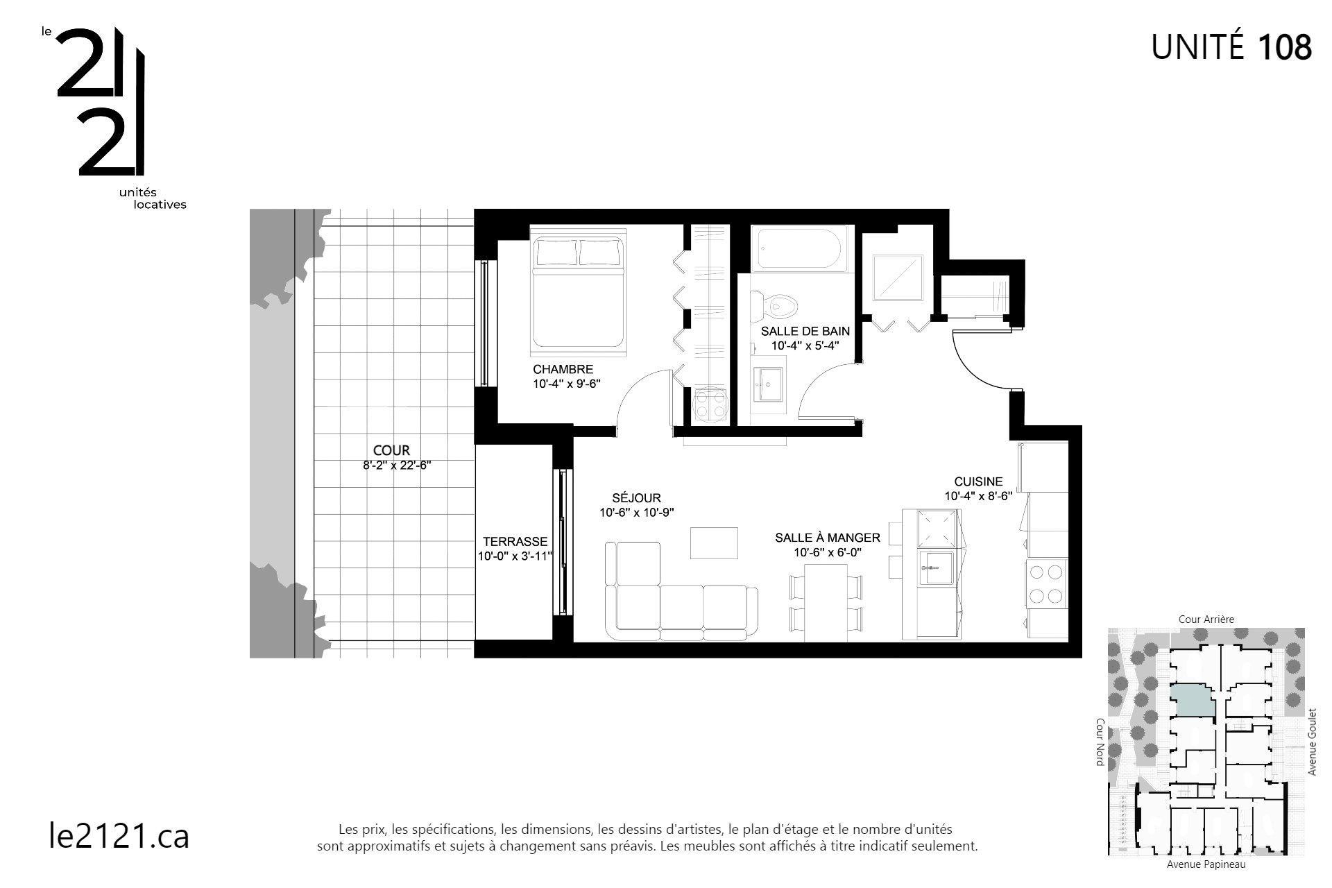 









2121


Av. Papineau

, 108,
Montréal (Ville-Marie),




QC
H2K4J5

