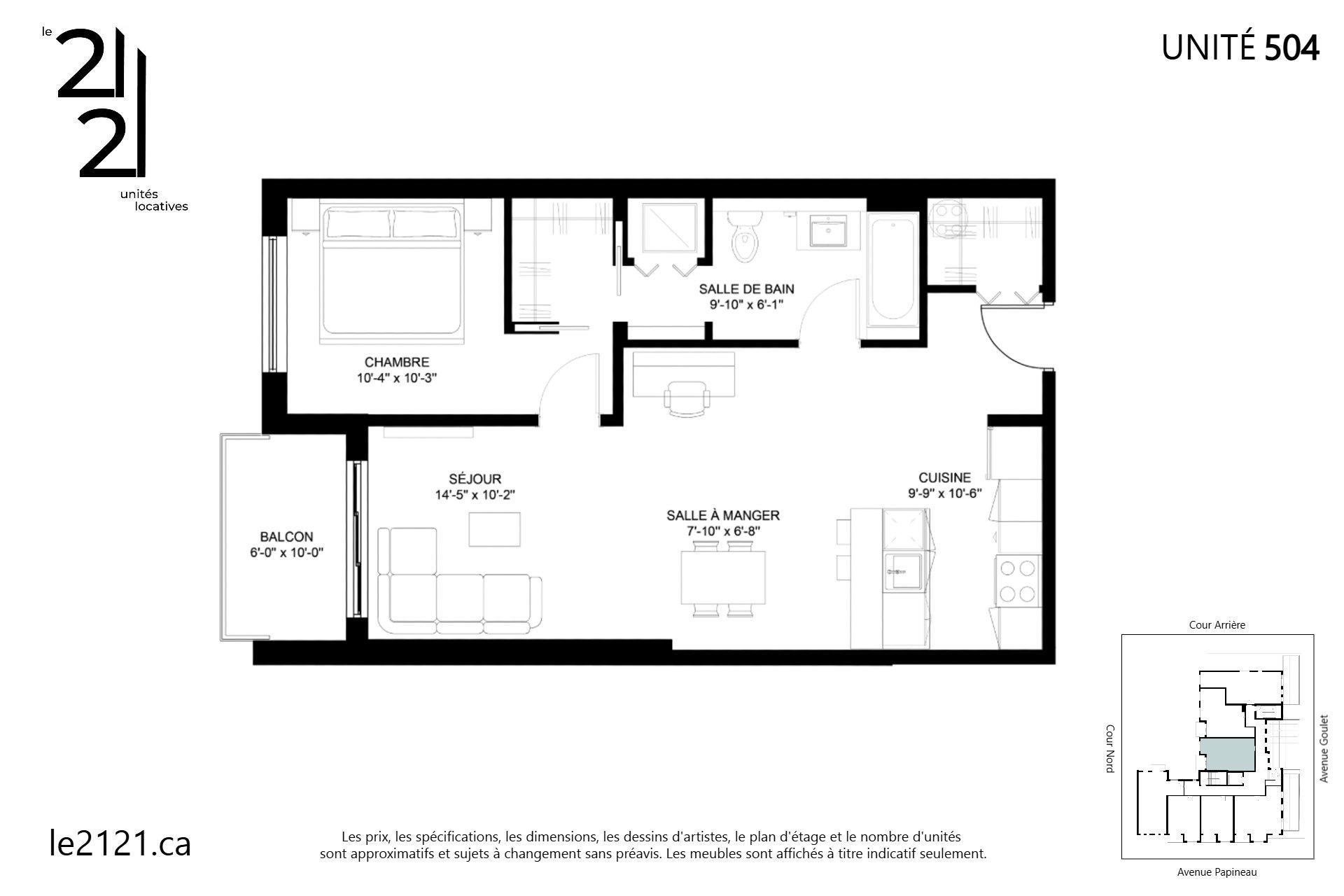 









2121


Av. Papineau

, 504,
Montréal (Ville-Marie),




QC
H2K4J5

