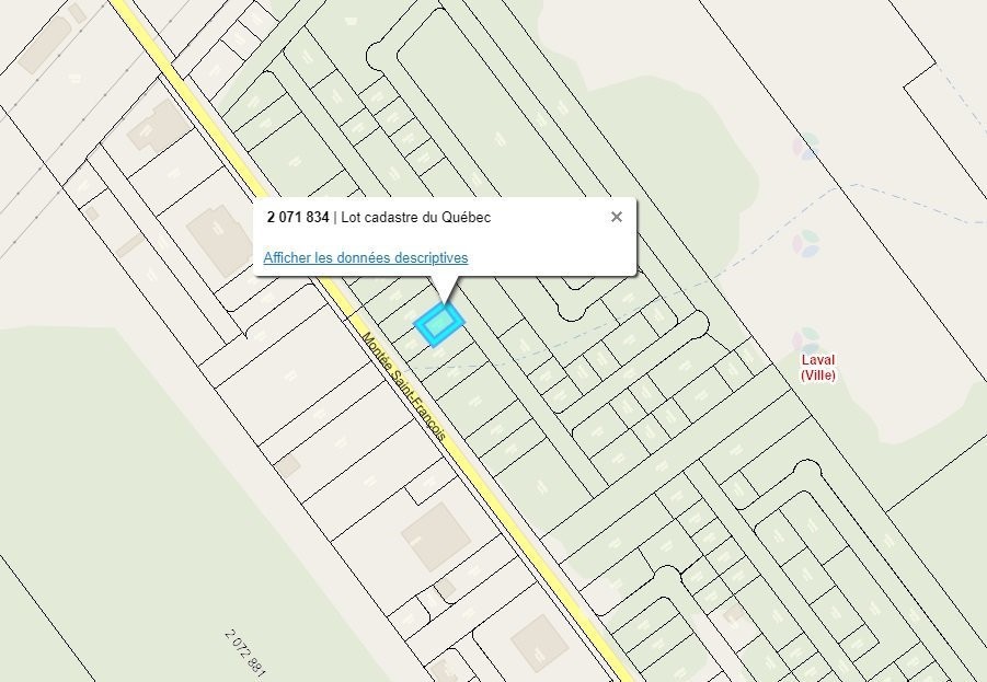 












Mtée St-François

,
Laval (Saint-Vincent-de-Paul),







QC
H7C1R9

