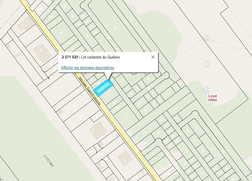 












Mtée St-François

,
Laval (Saint-Vincent-de-Paul),







QC
H7C1R9

