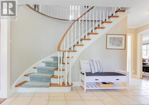 Beautiful curved stairway